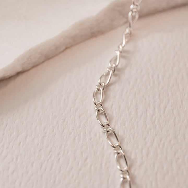 Chunky Silver Figaro Chain Necklace
