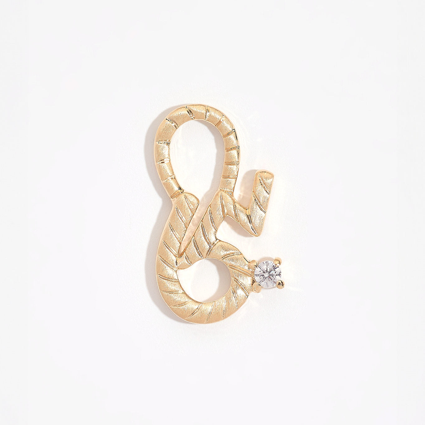 Brave Gold Shorthand Charm Pendant