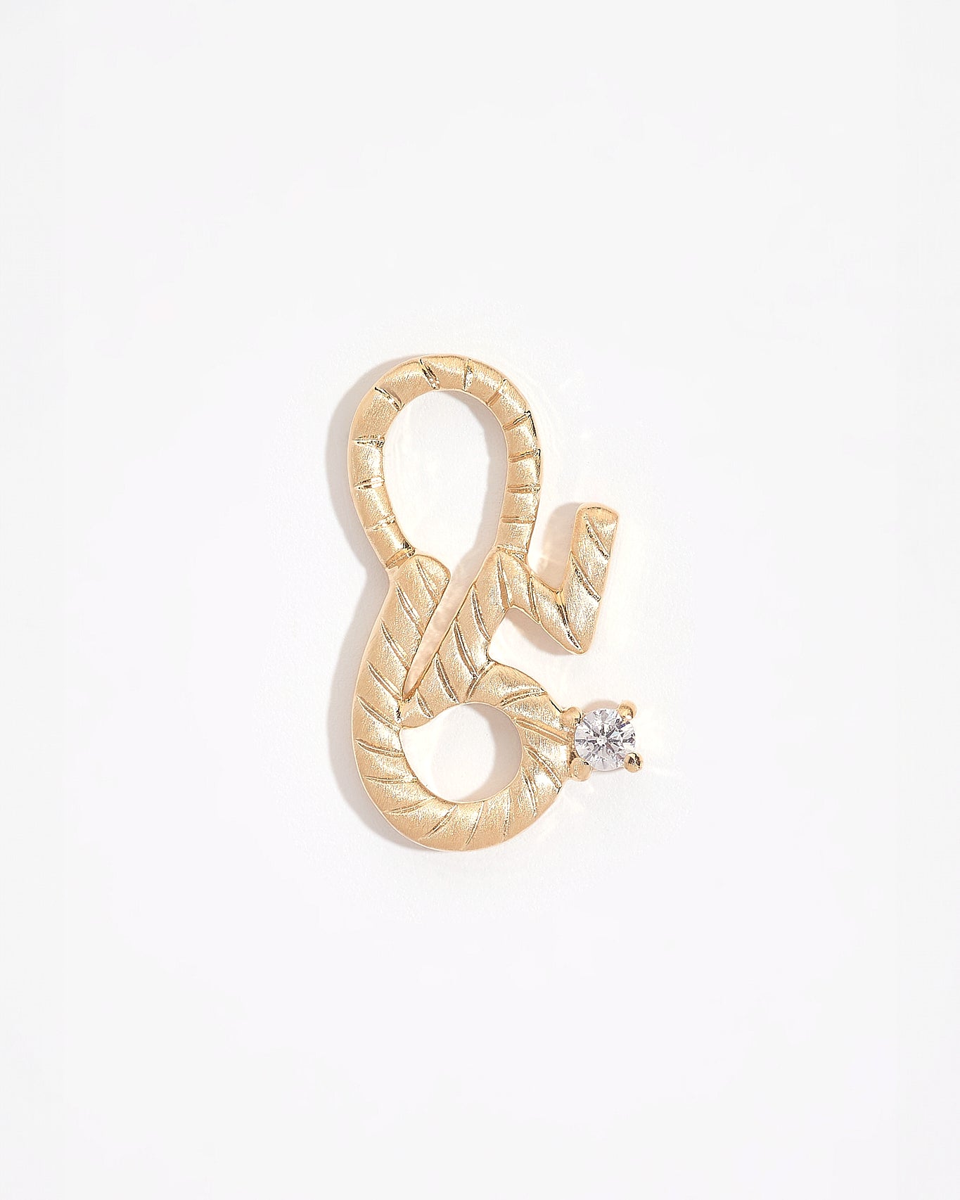 Brave Gold Shorthand Charm Pendant