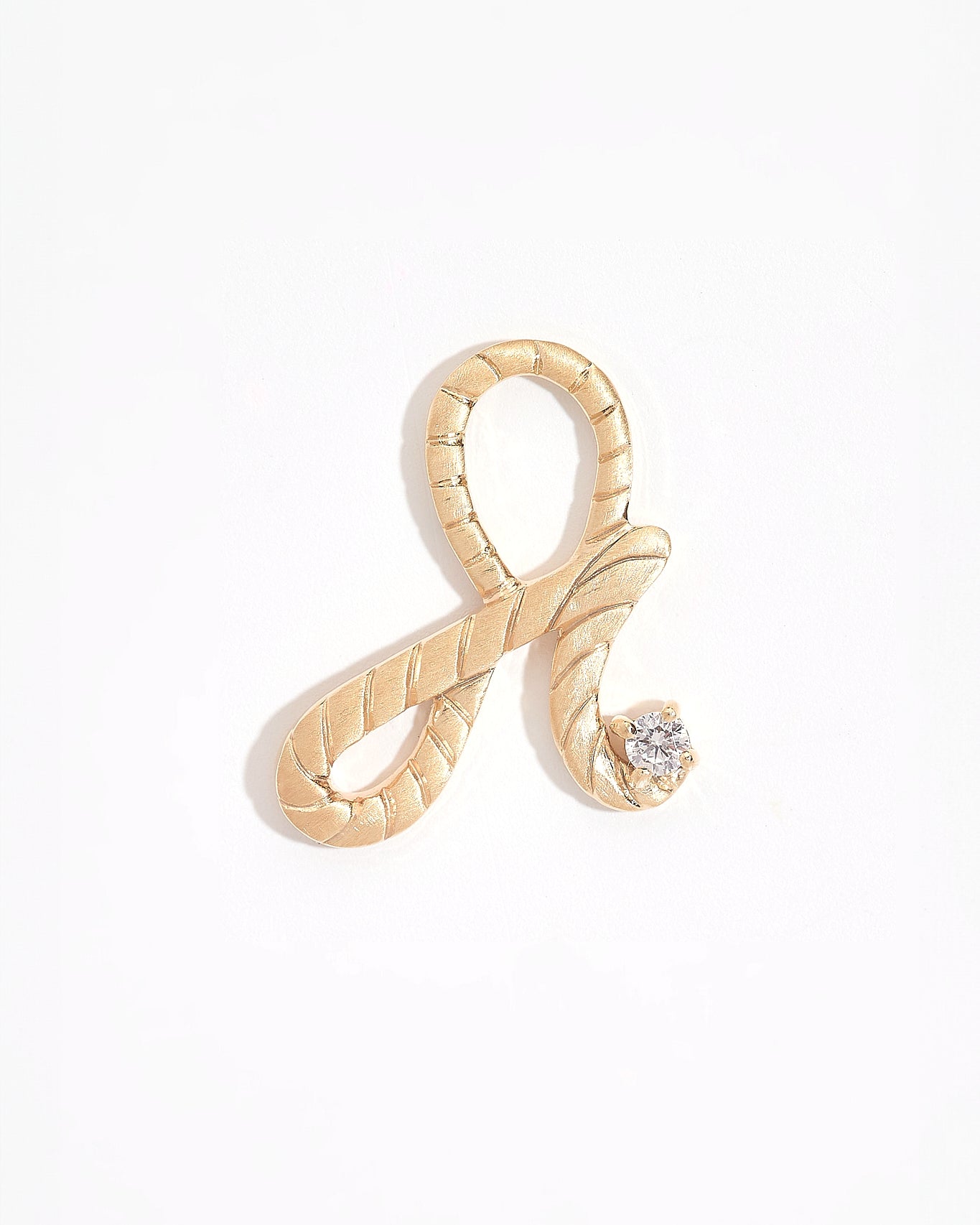 Fearless Gold Shorthand Charm Pendant