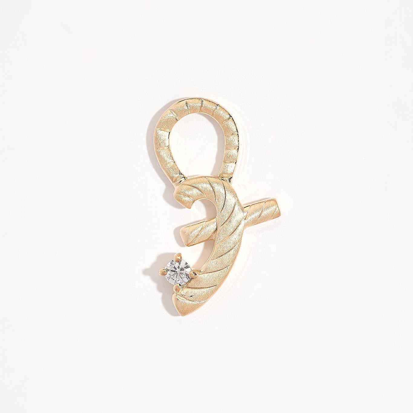 Great Gold Shorthand Charm Pendant