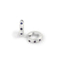 Art Deco Lapis Lazuli Silver Huggie Earrings