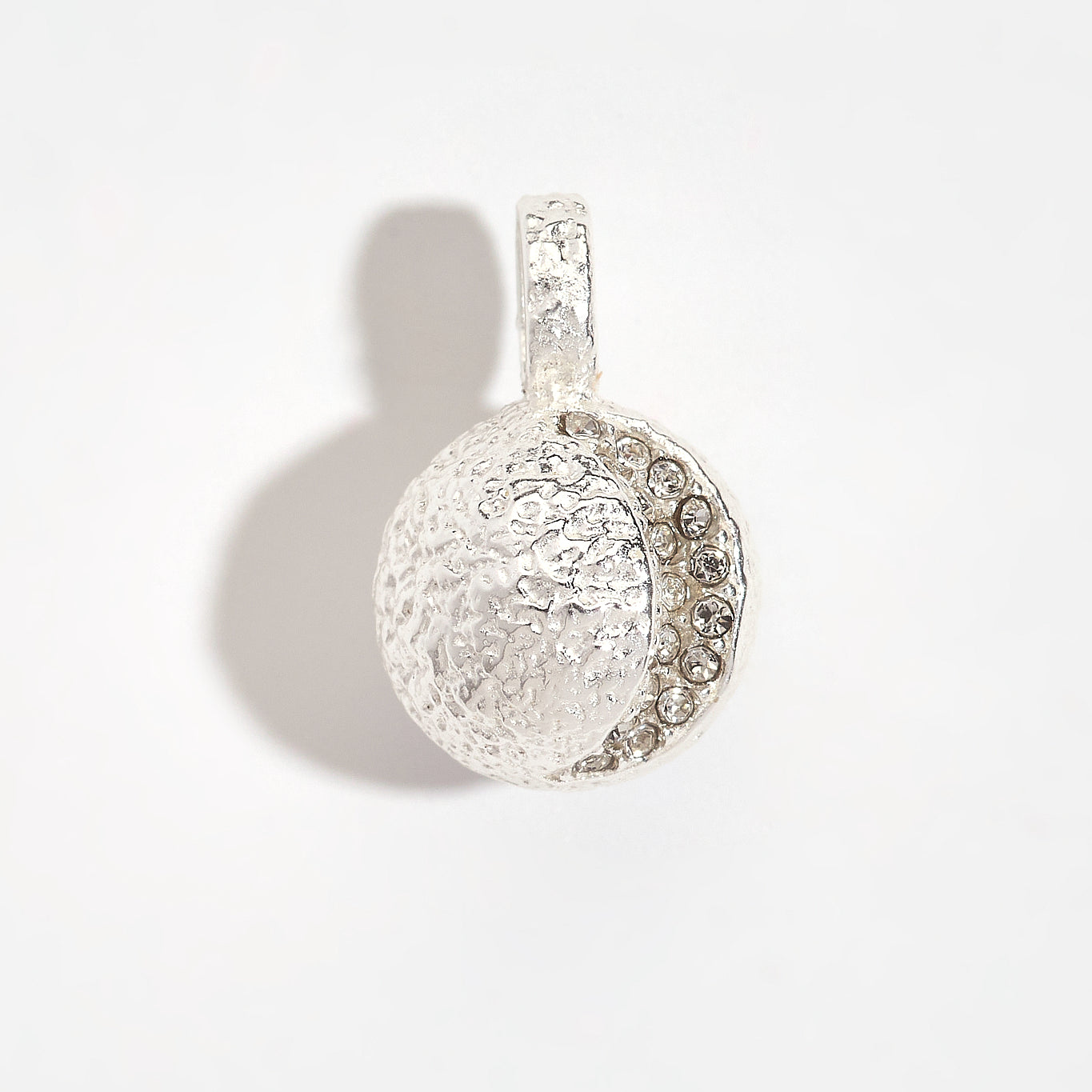 Silver Moon Charm Pendant