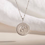 "Brave" Shorthand Silver Coin Necklace