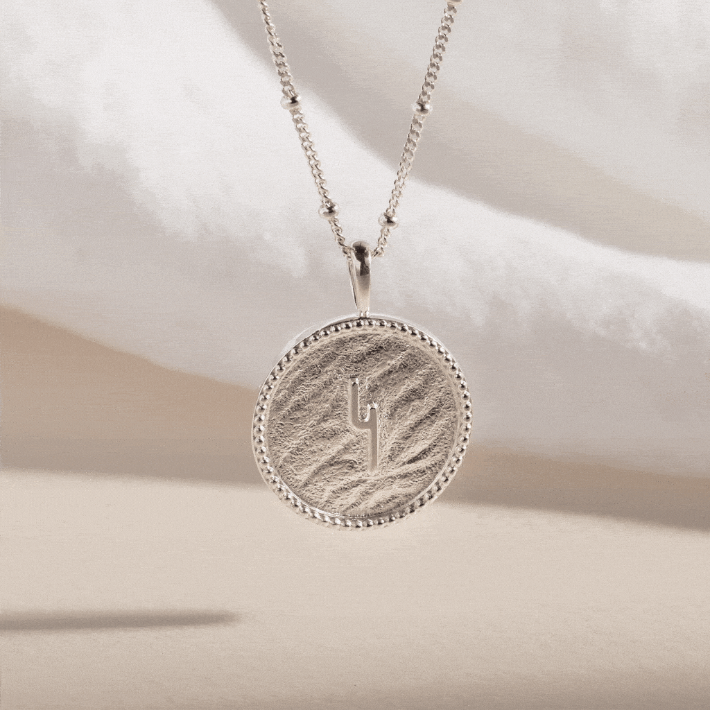 "Hope" Shorthand Silver Coin Necklace