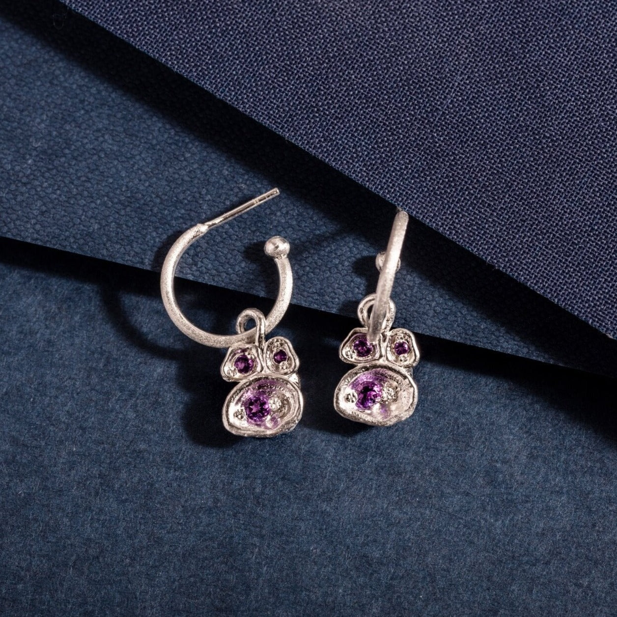 silver-amethyst-birthstone-hoop-earring-claire-hill-designs