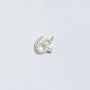 Brave Silver Shorthand Stud Earring