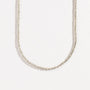 Stardust Layering Chain Silver Necklace