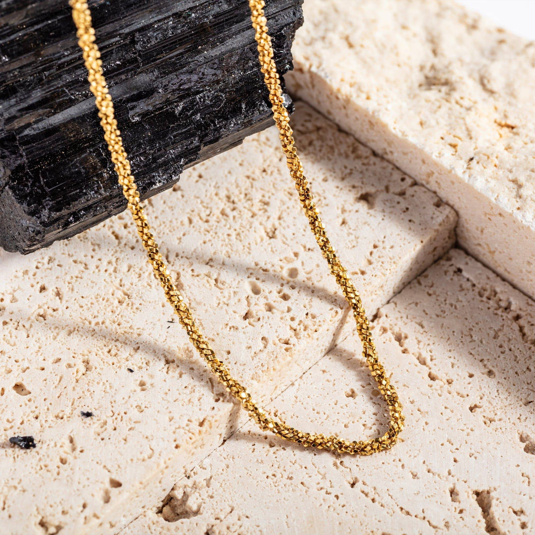 Stardust Gold Layering Chain Necklace