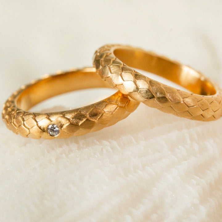  Lab grown diamond and 14k gold vermeil art deco statement ring