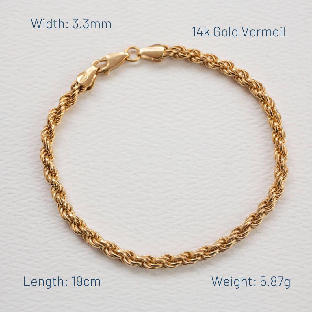 Gold Rope Bracelet