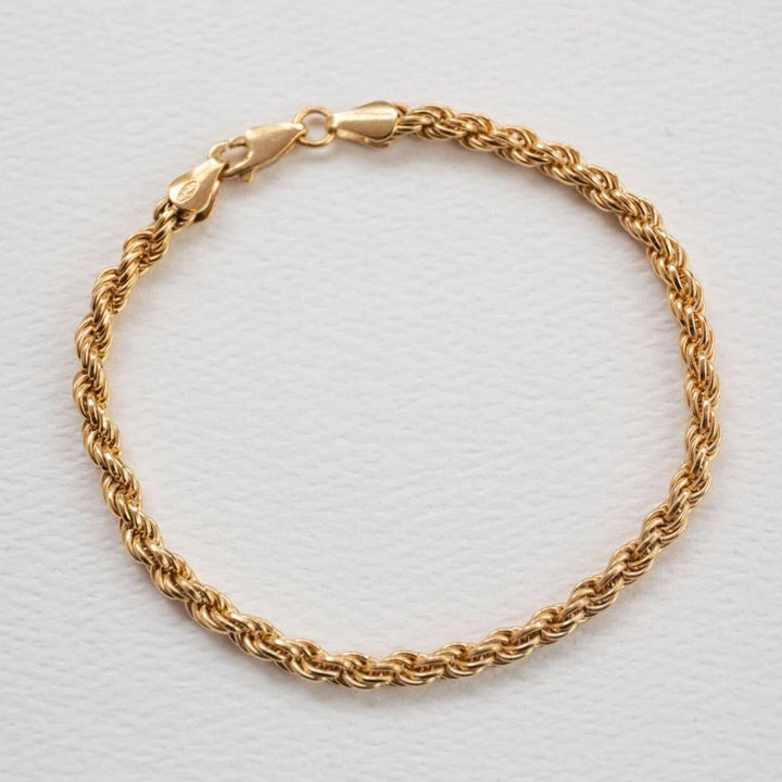 Gold Rope Bracelet