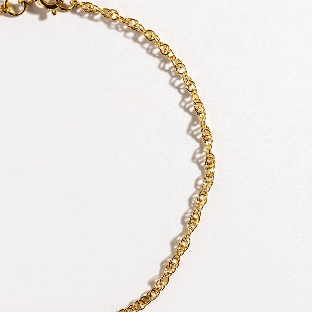 Layered Delicate Gold Vermeil Chain Bracelet