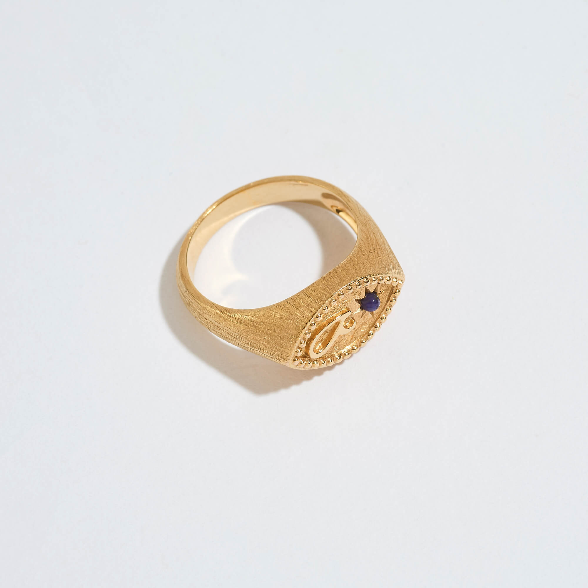 Fuck Gold Shorthand Signet Ring