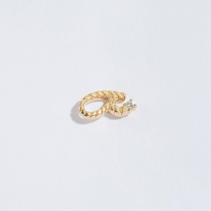 Fuck Gold Shorthand Stud Earring