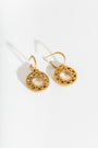  Geometric Statement Gold Hoop Earrings