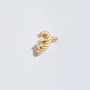 Great Gold Shorthand Stud Earring