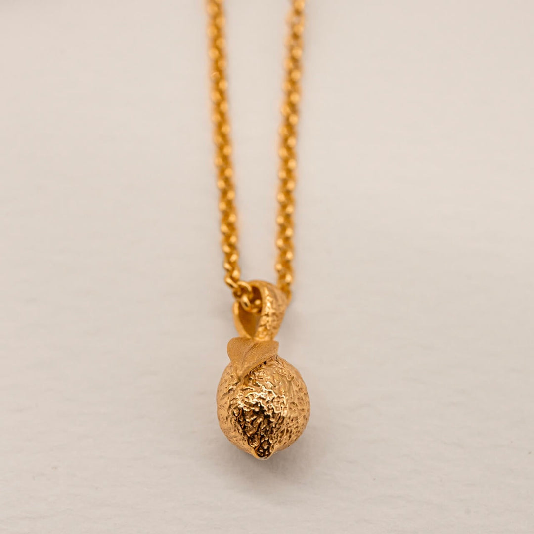 Lemon Gold Charm Necklace