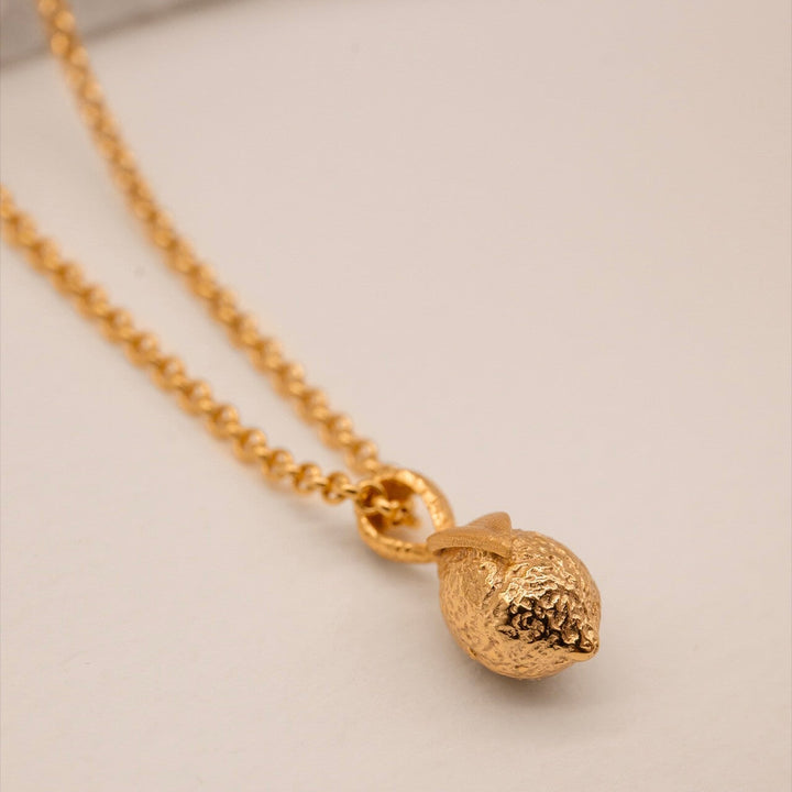 Lemon Gold Charm Necklace