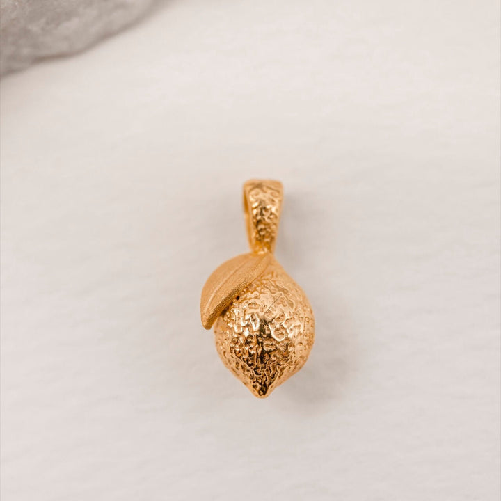Lemon Gold Charm Pendant
