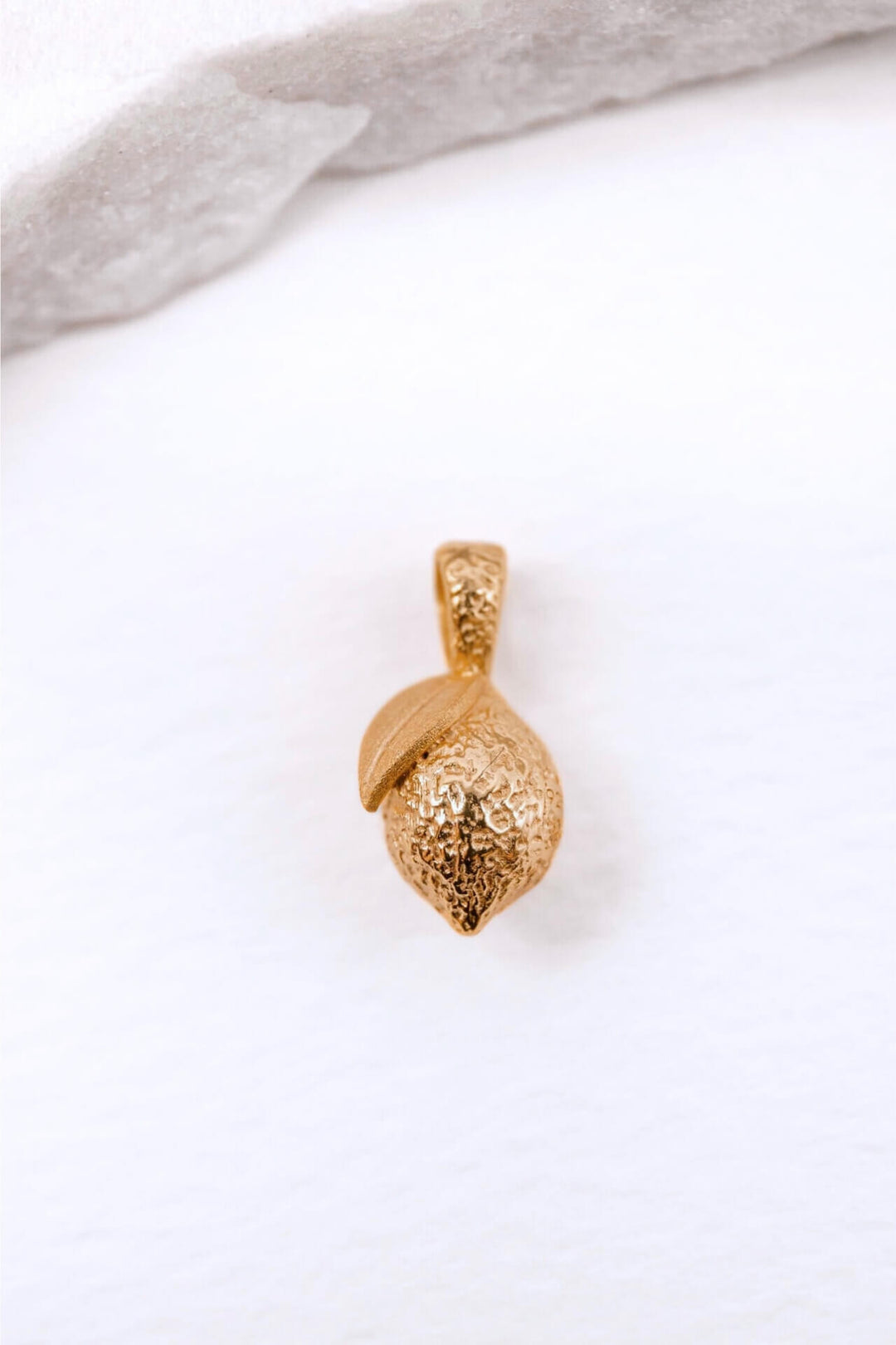 Lemon Gold Charm Pendant