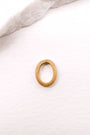 Brushed Gold Oval Connector
