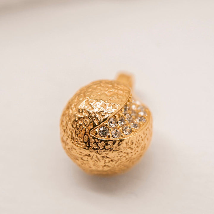 Gold Moon Charm Pendant