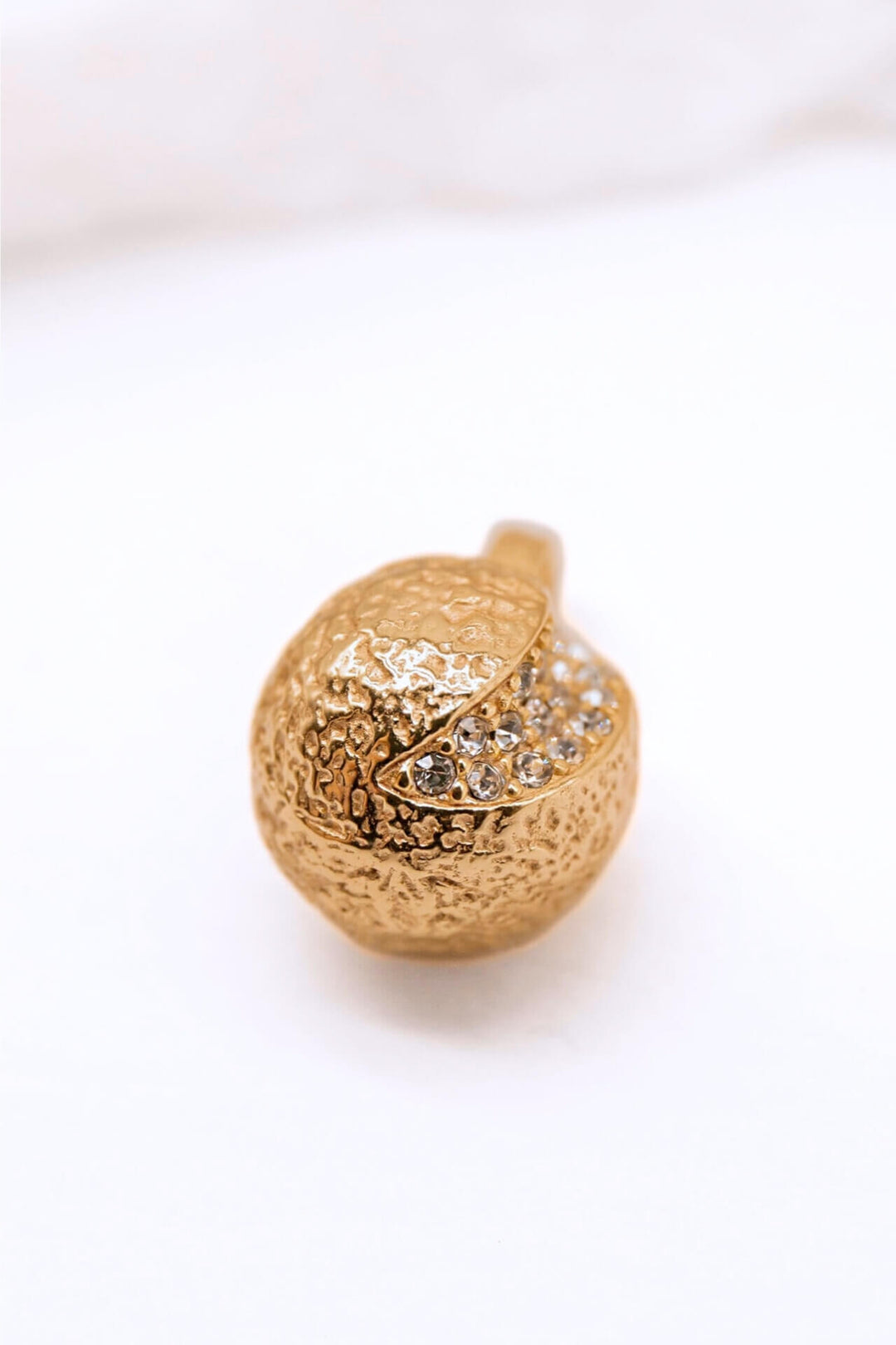 Gold Moon Charm Pendant