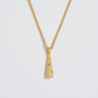 Sparkly Comet Gold Charm Necklace