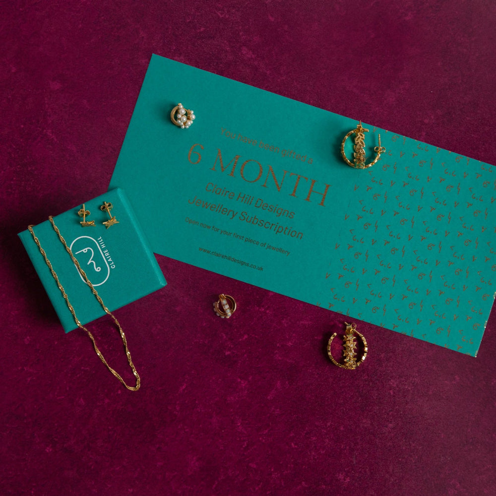 Six Month Jewellery Subscription Box - Gold