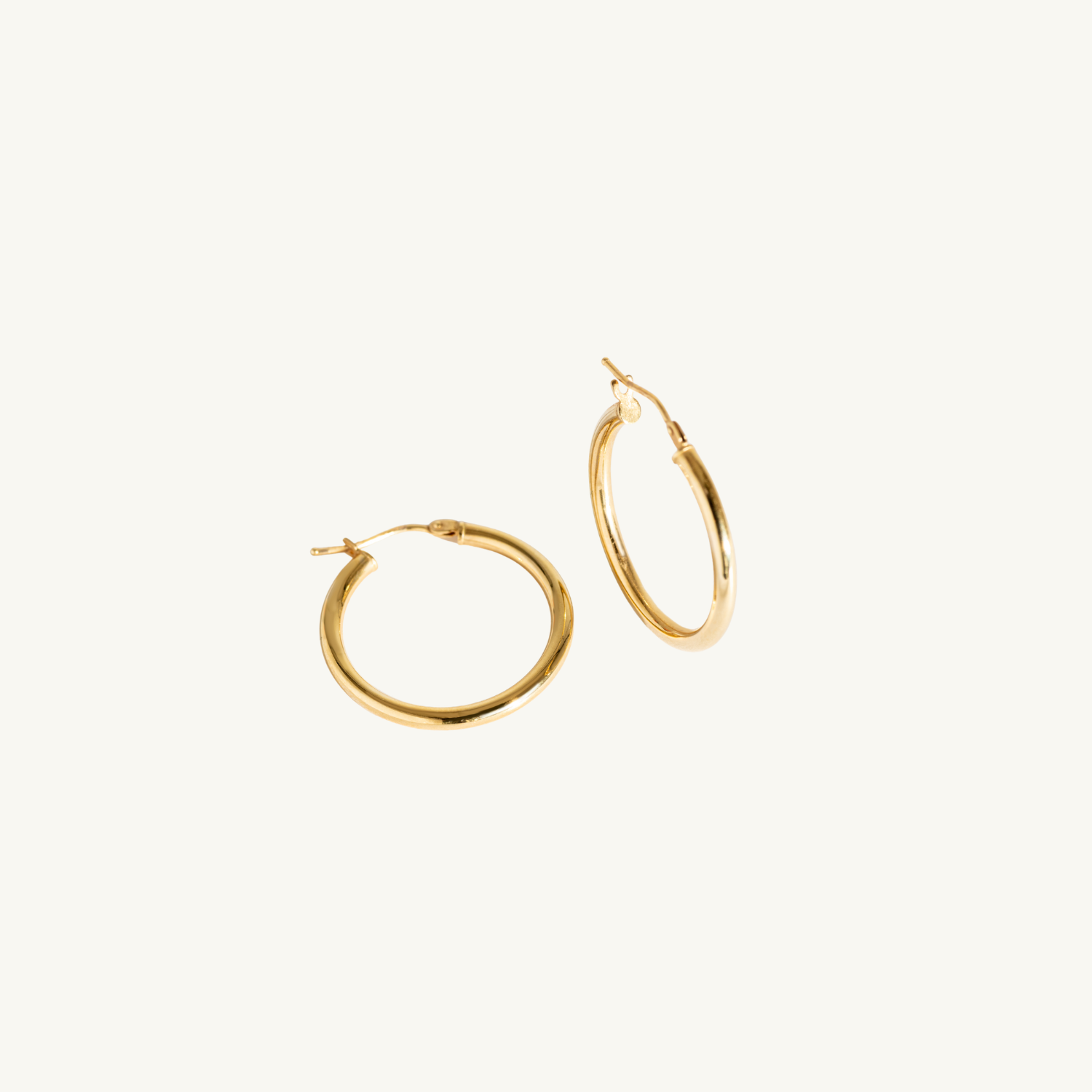 Medium 9ct Solid Gold Hoops