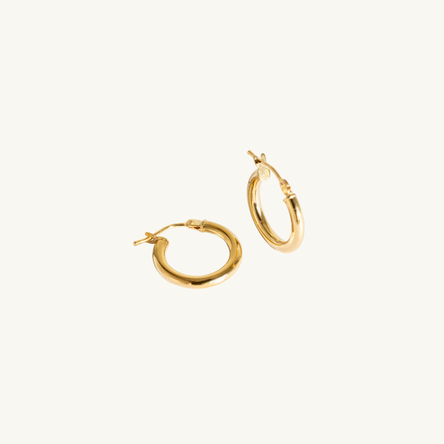 Small 9ct Solid Gold Hoops