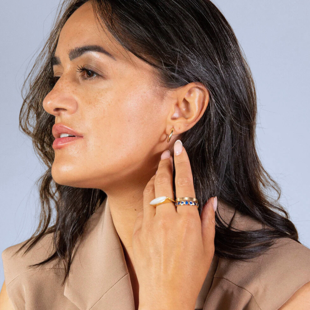 Small 9ct Solid Gold Hoops