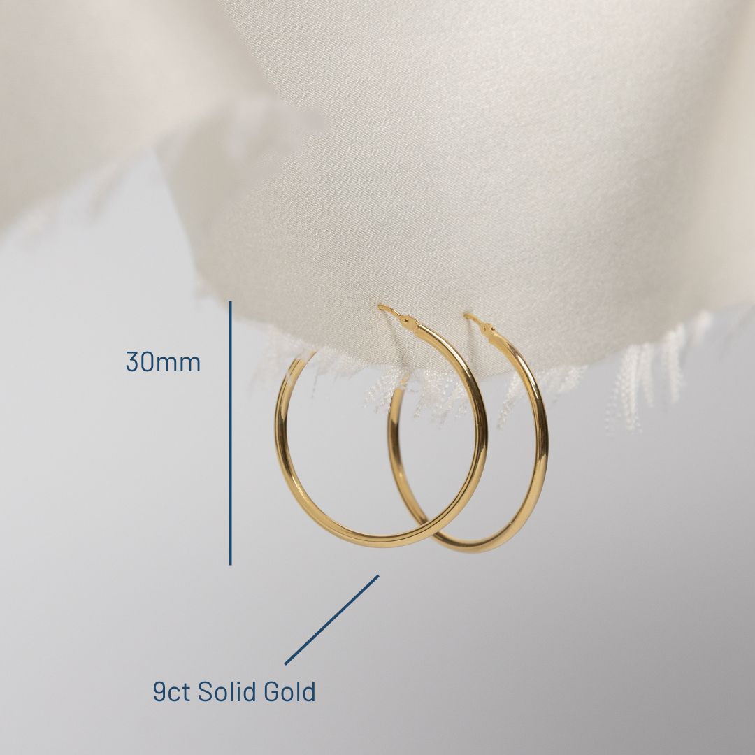 9ct solid gold earrings on sale