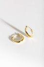 9ct Solid Gold Curved Hoop Earrings