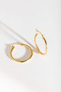 Medium 9ct Solid Gold Hoops
