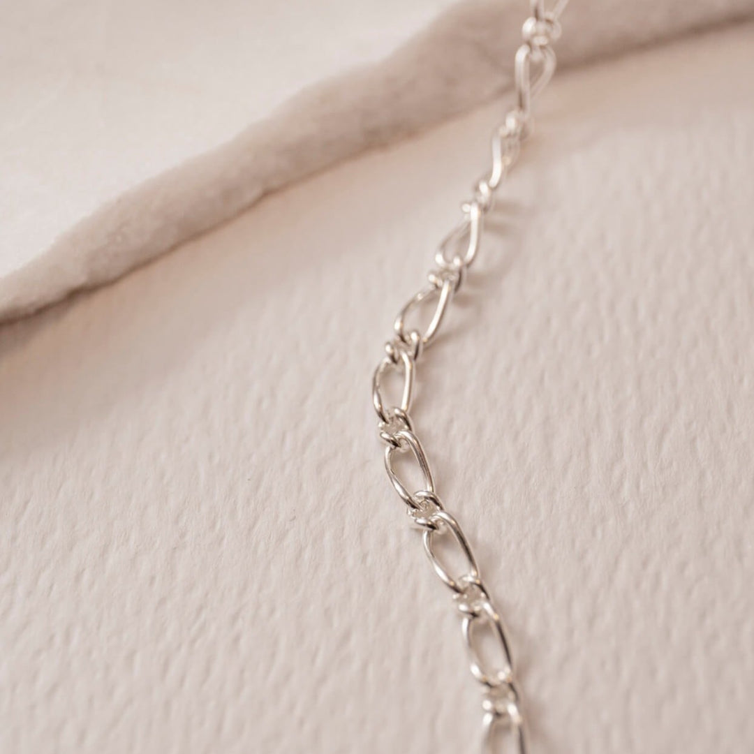 Chunky Silver Figaro Chain Necklace