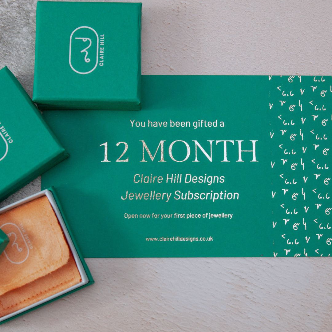12 Month Jewellery Subscription - Gold Vermeil
