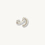 Courage Silver Shorthand Stud Earring