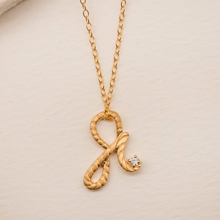 Fearless Gold Shorthand Charm Necklace