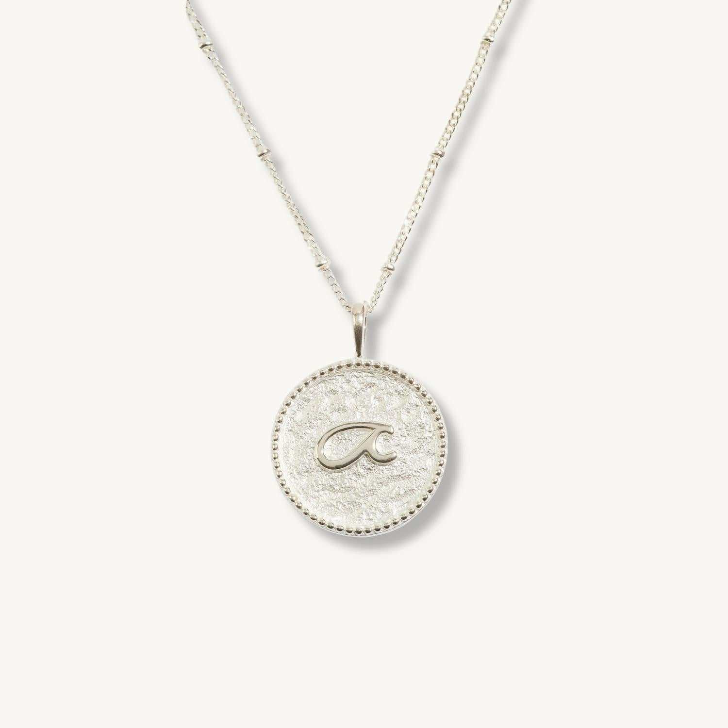 “Fuck” Silver Shorthand Coin Necklace

