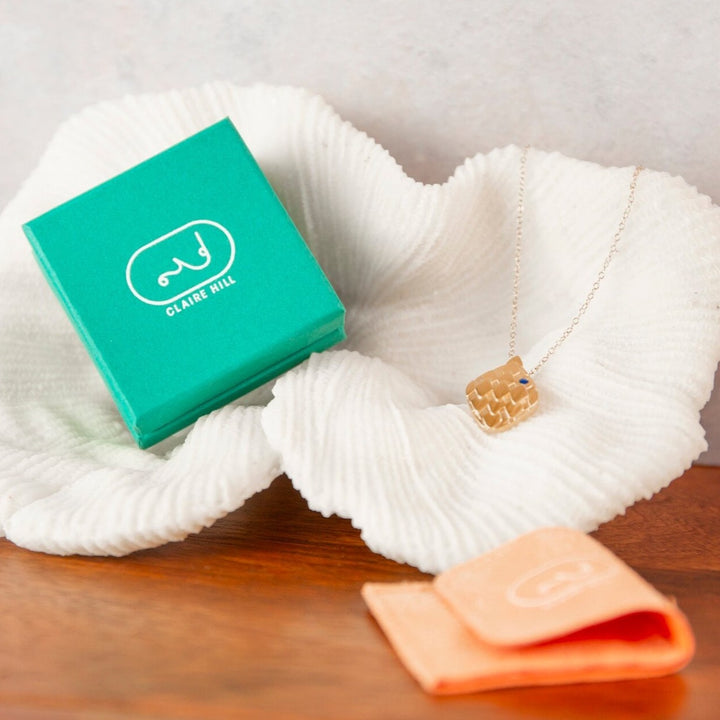  Liv opens Claire Hill Designs jewellery gift box 