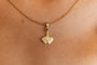 Ginkgo Leaf Gold Charm Necklace