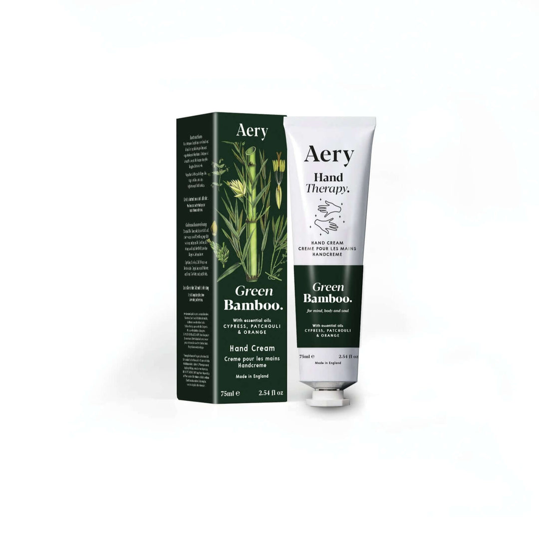 Green Bamboo Hand Cream - Cypress Patchouli and Orange