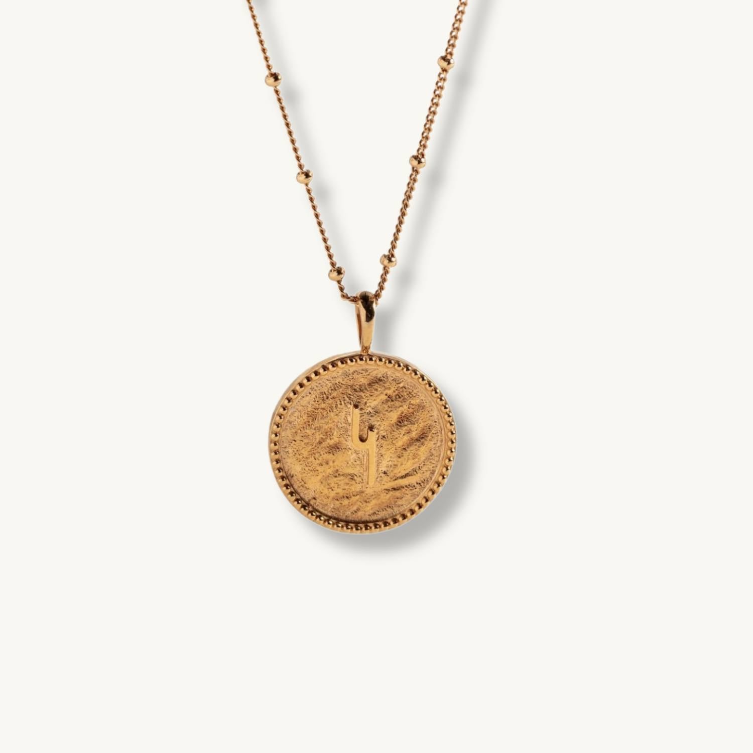 "Hope" Gold Coin Necklace