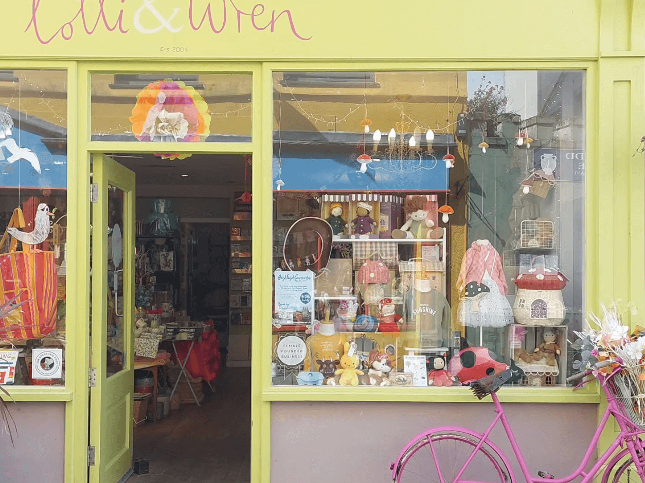 Lotti & Wren gift shop storefront 