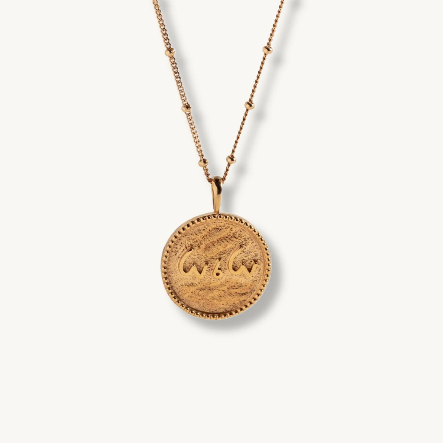 "Love is Love" Gold Coin Necklace