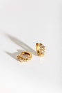 Galaxy Sparkly Gold Huggie Earrings