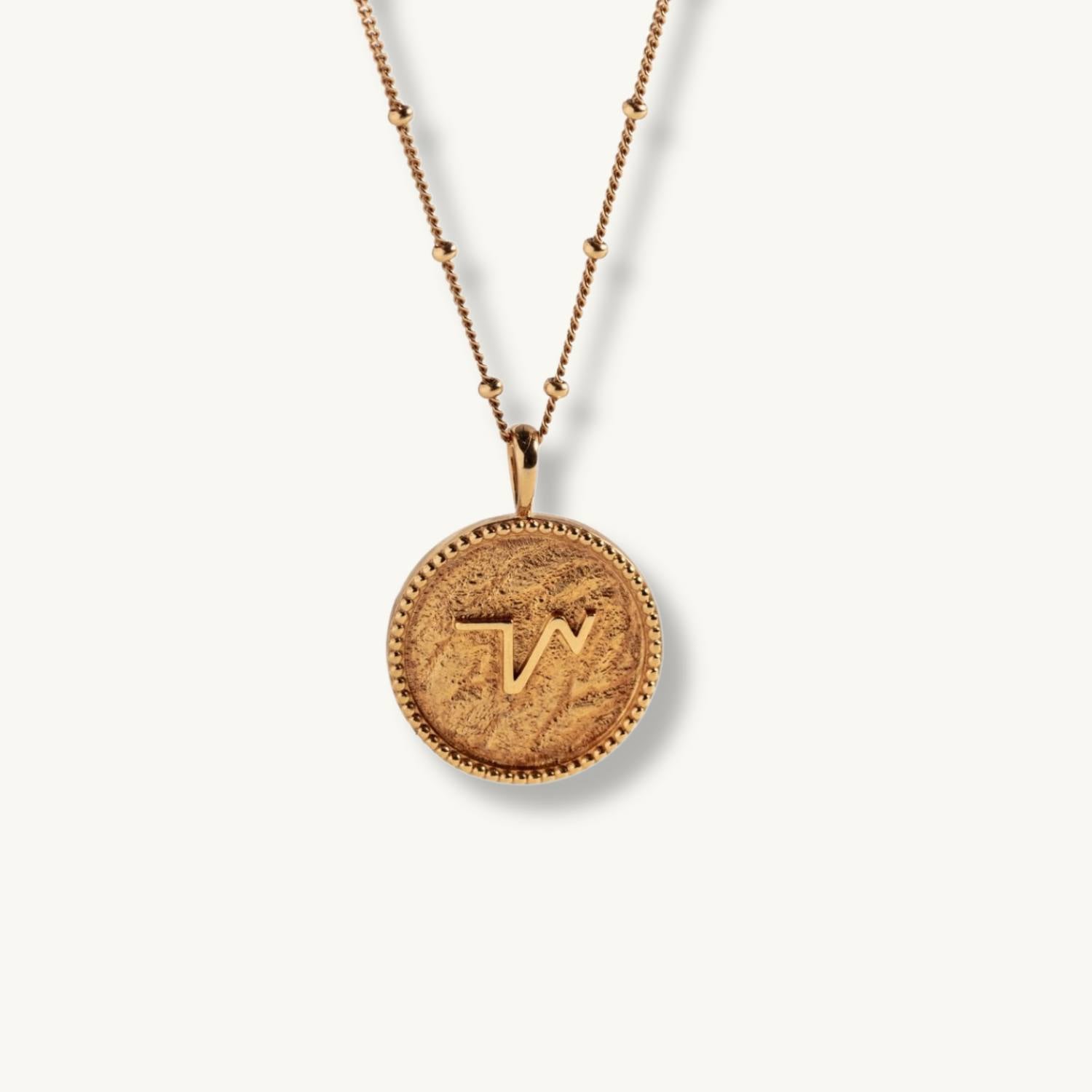 "Thrive" Gold Coin Necklace
