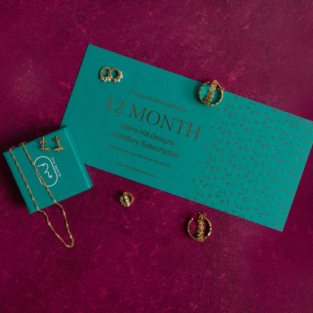 Twelve Month Jewellery Subscription Box - Gold